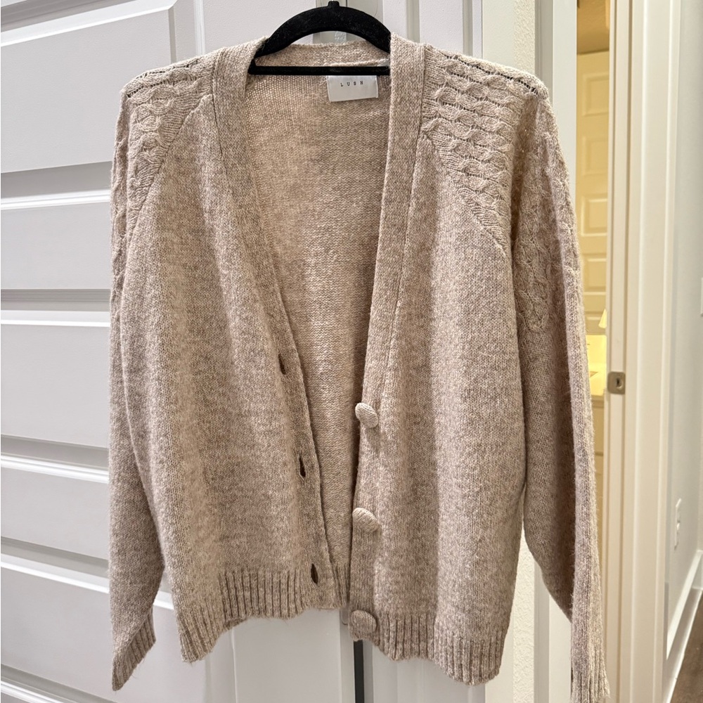 lush knit cardigan!
